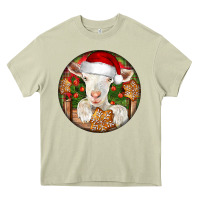 Mossy Baby Cashmere Goat Christmas Heavy Core Tee - LillyAllenDesigns