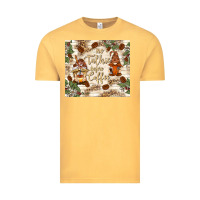 Vintage Mustard no talkie before coffee with gnomies Vintage Tee - TumblerDesignByShophia