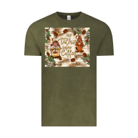 Vintage Olive no talkie before coffee with gnomies Vintage Tee - TumblerDesignByShophia