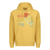 Antique Gold Mens Welder Because Engineers Need Heroes Too Gifts Funny Welding Premium Hoodie - minhPixels