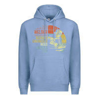 Colony Blue Mens Welder Because Engineers Need Heroes Too Gifts Funny Welding Premium Hoodie - minhPixels