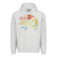 Dove Grey Mens Welder Because Engineers Need Heroes Too Gifts Funny Welding Premium Hoodie - minhPixels