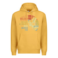 Mustard Mens Welder Because Engineers Need Heroes Too Gifts Funny Welding Premium Hoodie - minhPixels