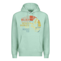 Seafoam Mens Welder Because Engineers Need Heroes Too Gifts Funny Welding Premium Hoodie - minhPixels