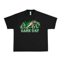 Black Game day soccer Urban Heavy Tee - HowdyJamesFarm