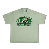 Oil Green Game day soccer Urban Heavy Tee - HowdyJamesFarm