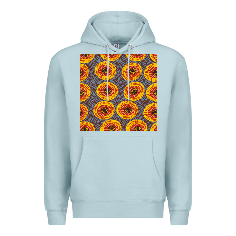 African Fabric Seamless Pattern Premium Hoodie by BundleAndBundleShop | Teevron
