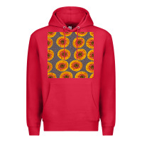 Cardinal african fabric seamless pattern Premium Hoodie - BundleAndBundleShop