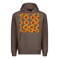 Coffee african fabric seamless pattern Premium Hoodie - BundleAndBundleShop