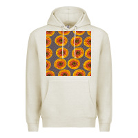 Oatmeal Heather african fabric seamless pattern Premium Hoodie - BundleAndBundleShop