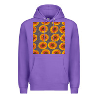 Purple african fabric seamless pattern Premium Hoodie - BundleAndBundleShop