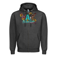 Charcoal Heather Hair Hustler Zipper Hoodie - SublimationCraftShop
