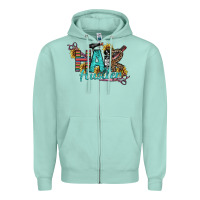 Seafoam Hair Hustler Zipper Hoodie - SublimationCraftShop