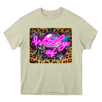 Mossy Witchy Af Crystal Ball Heavy Core Tee - LillyAllenDesigns