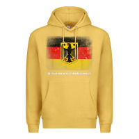 Antique Gold Germany German Flag Deutschland Souvenir Gift Alemania Premium Hoodie - minhPixels