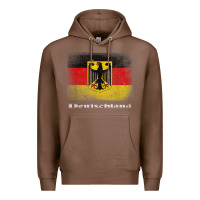 Chestnut Germany German Flag Deutschland Souvenir Gift Alemania Premium Hoodie - minhPixels