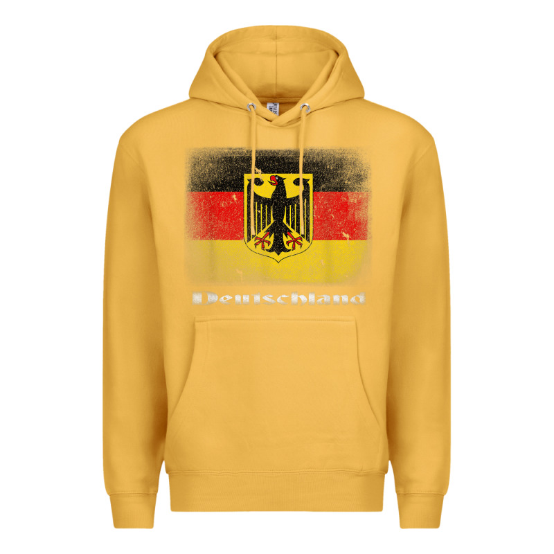 Germany German Flag Deutschland Souvenir Gift Alemania Premium Hoodie by minhPixels | Teevron