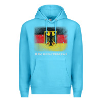 Ocean Blue Germany German Flag Deutschland Souvenir Gift Alemania Premium Hoodie - minhPixels