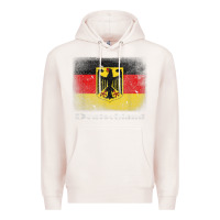 Pale Pink Germany German Flag Deutschland Souvenir Gift Alemania Premium Hoodie - minhPixels