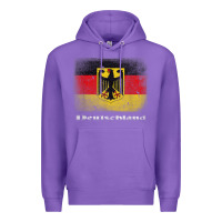 Purple Germany German Flag Deutschland Souvenir Gift Alemania Premium Hoodie - minhPixels