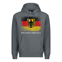 Rock Germany German Flag Deutschland Souvenir Gift Alemania Premium Hoodie - minhPixels