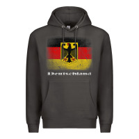 Smoke Germany German Flag Deutschland Souvenir Gift Alemania Premium Hoodie - minhPixels