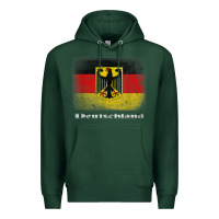 Sports Green Germany German Flag Deutschland Souvenir Gift Alemania Premium Hoodie - minhPixels