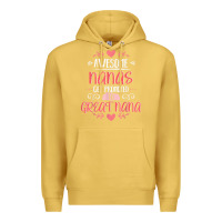 Antique Gold Gift for 1st Time Great Nana  Great Nana Premium Hoodie - minhPixels
