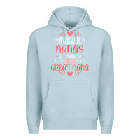 Blue Mist Gift for 1st Time Great Nana  Great Nana Premium Hoodie - minhPixels