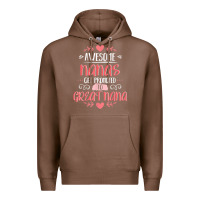 Chestnut Gift for 1st Time Great Nana  Great Nana Premium Hoodie - minhPixels