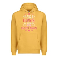 Mustard Gift for 1st Time Great Nana  Great Nana Premium Hoodie - minhPixels