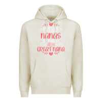 Oatmeal Heather Gift for 1st Time Great Nana  Great Nana Premium Hoodie - minhPixels