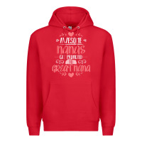 Red Gift for 1st Time Great Nana  Great Nana Premium Hoodie - minhPixels