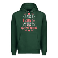 Sports Green Gift for 1st Time Great Nana  Great Nana Premium Hoodie - minhPixels