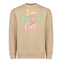 Mushroom T am SNOW CUTE Heavyweight Sweatshirt - CowhideDigitalArt