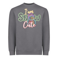 T Am Snow Cute Heavyweight Sweatshirt | Teevron
