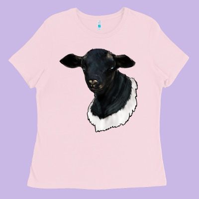 Dorper Sheep Ladies Tee Designed By Ranaportraitstore