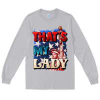 Moon Dust Thats my lady 4th of july Long Sleeve Tee - CowGirlArtShop