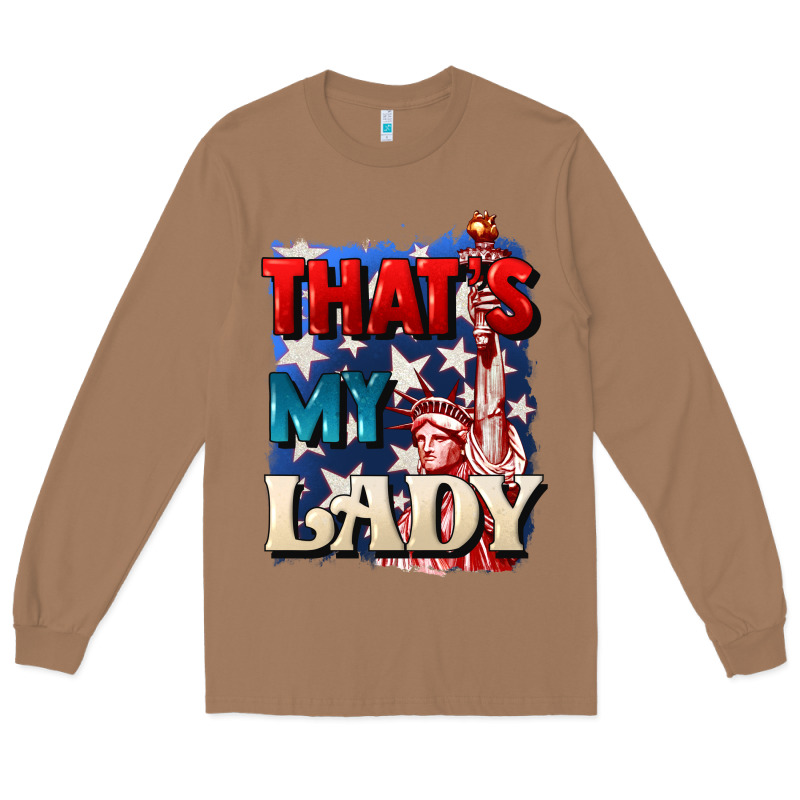 Thats My Lady 4th Of July Long Sleeve Tee by CowGirlArtShop | Teevron