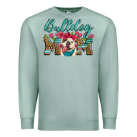 Seafoam english bulldog mom Premium Sweatshirt - Artiststas