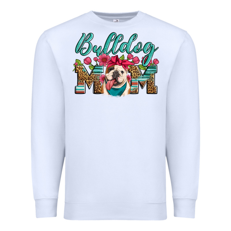 English Bulldog Mom Premium Sweatshirt by Artiststas | Teevron