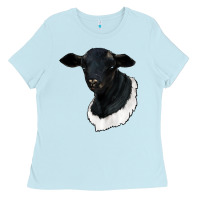 Baby Blue dorper sheep Ladies Tee - RanaPortraitStore