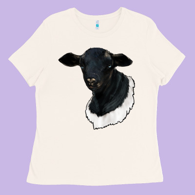 Dorper Sheep Ladies Tee Designed By Ranaportraitstore