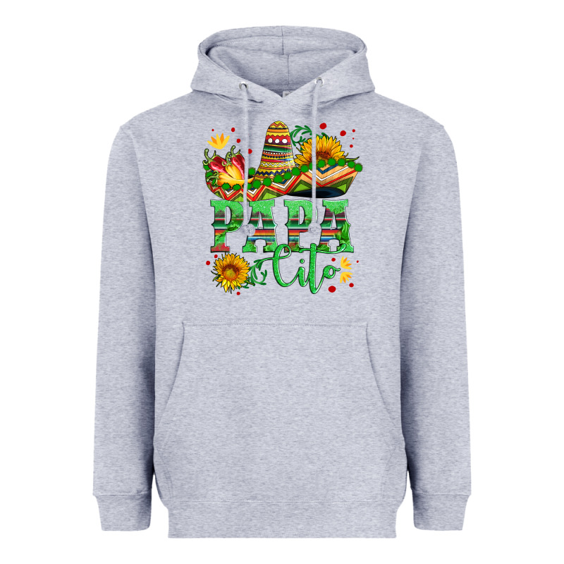 Papa Cito With Sunflowers And Sombrero Heavyweight Hoodie by Artiststas | Teevron