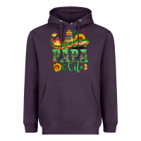 Plum papa cito with sunflowers and sombrero Heavyweight Hoodie - Artiststas