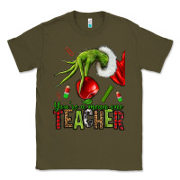 Army Green Christmas Character Classic Tee - NancyCooperArtShop