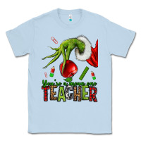 Dusty Blue Christmas Character Classic Tee - NancyCooperArtShop