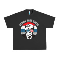 Pigment Black trump was right republican conservative political t shirt Urban Heavy Tee - minhPixels