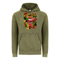 Vintage Olive free ish juneteenth lips Vintage Hoodie - CowGirlArtShop