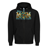 Black being a mom makes my life complete Zipper Hoodie - SublimationCraftShop